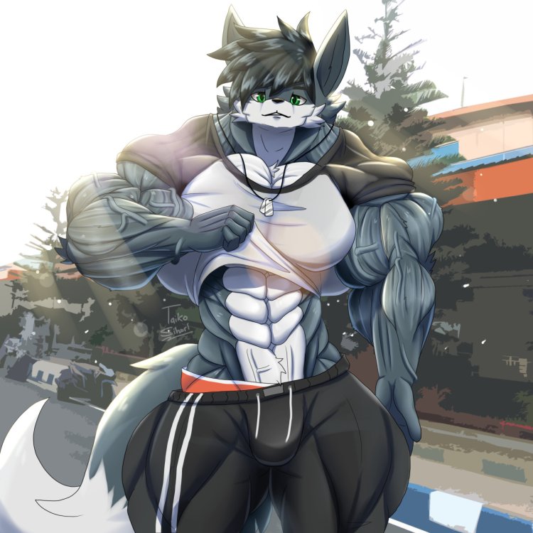 Buffwolf14 Muscle Bulge Art
