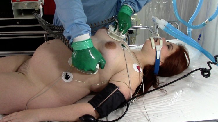 Naked women under anesthesia