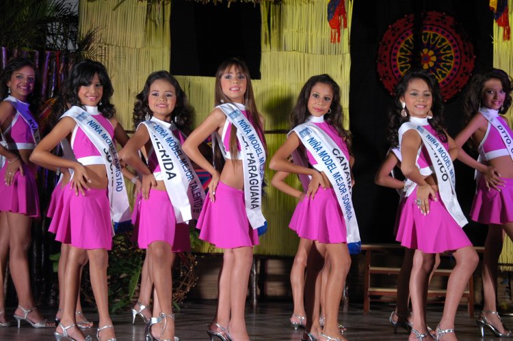 Beauty competition among boys