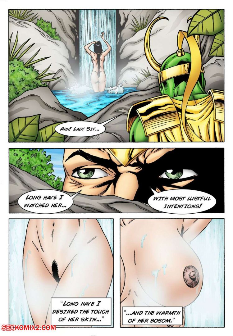 Naked lady Loki comic