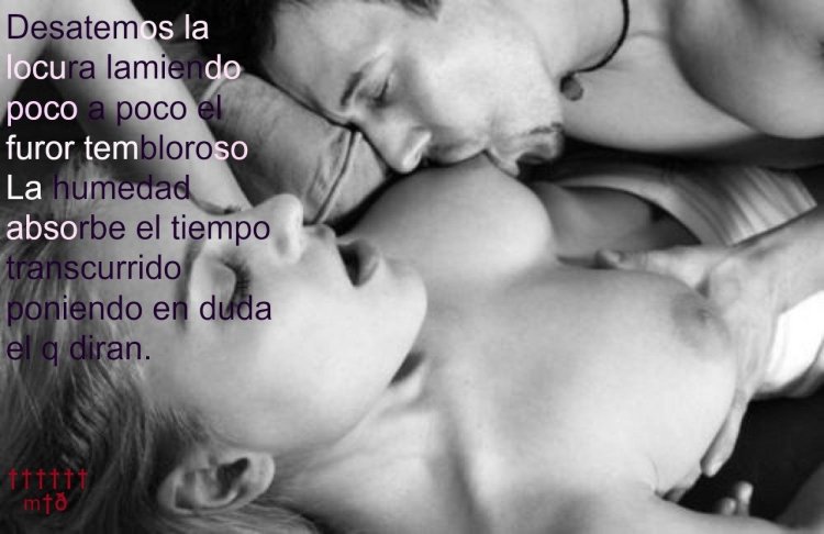 The guy caresses the girl's chest