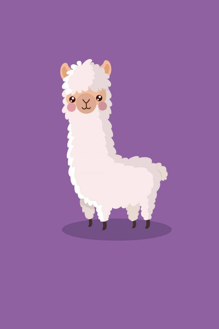 Wallpaper with lamas