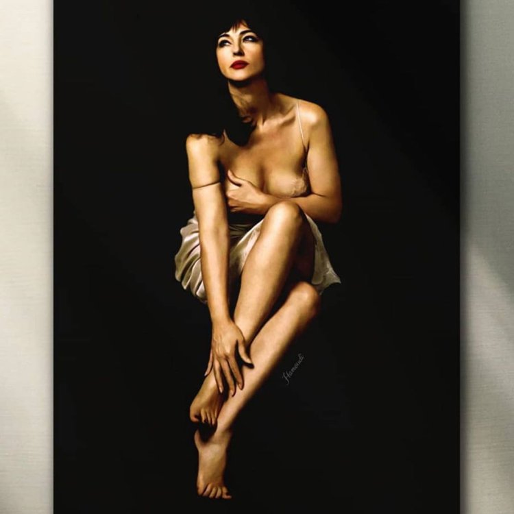 Monica Bellucci Helmut Newton Nude