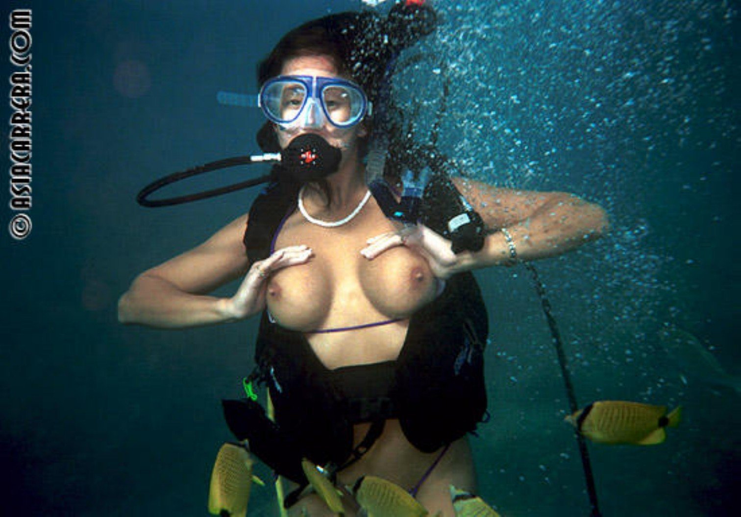 Nude Scuba Diving.