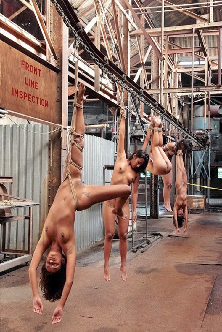 Erotic hanging group