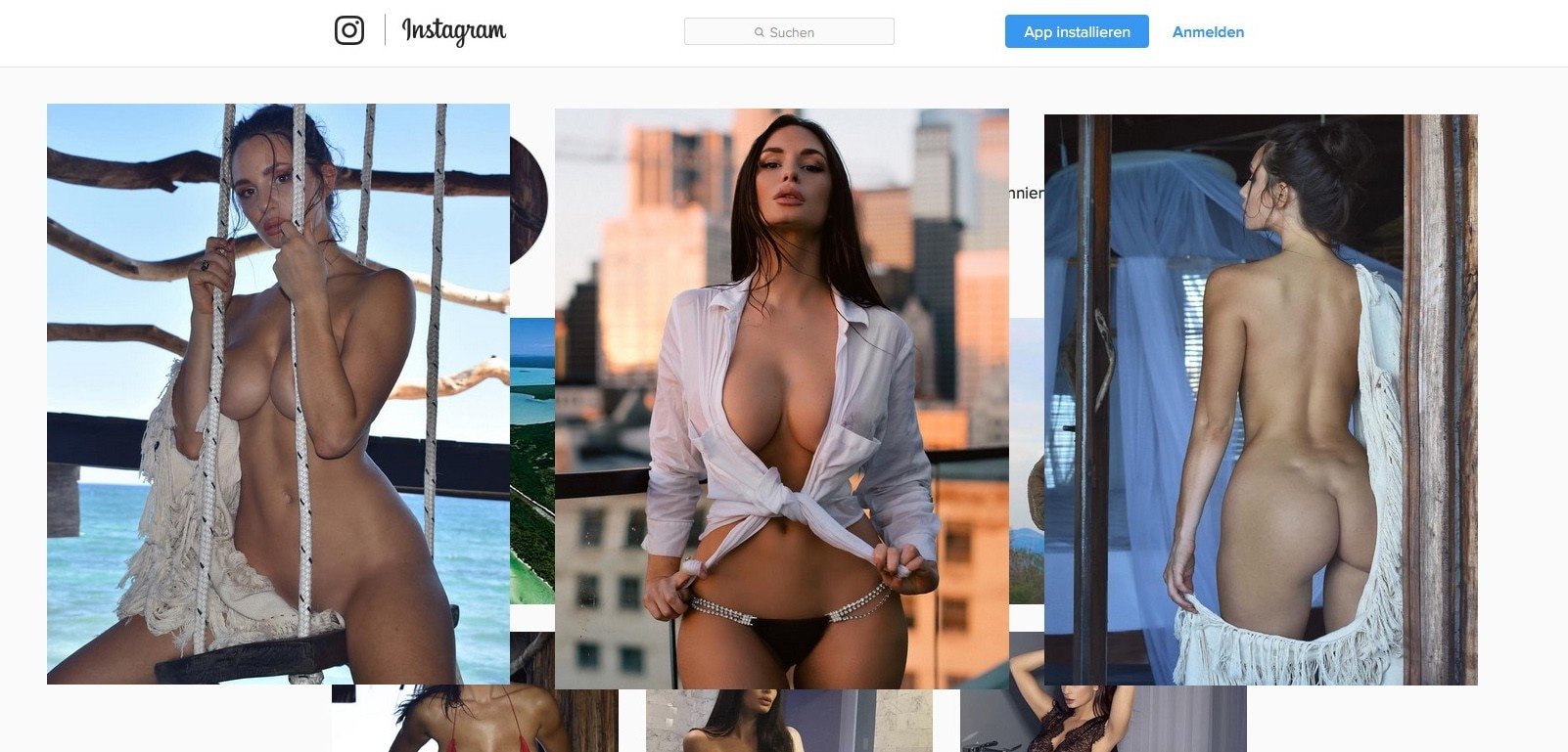 Instagram Model Nude