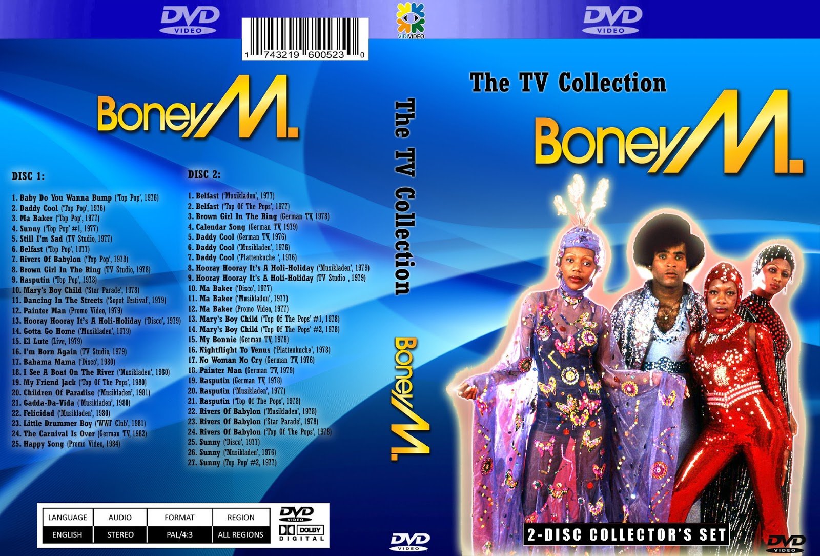 Boney m videos. Диск коробке DVD Boney m. Boney m Rasputin обложка. Boney m DVD. Boney m первый состав.