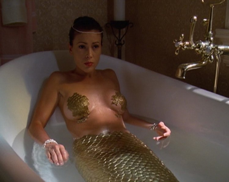 Alissa Milano naked in the series "Enchanted" (2006)
