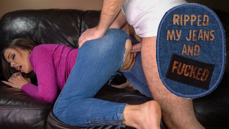 Tore jeans and fucked