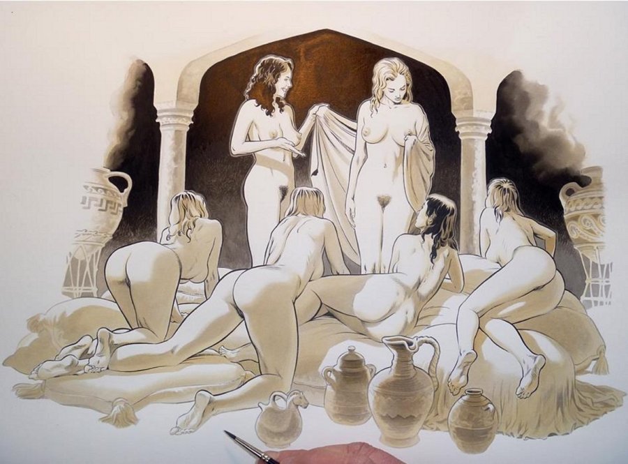 Erotic illustrations