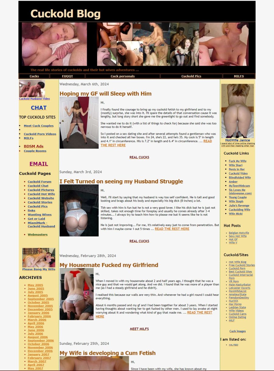 Online magazine cuckold Life
