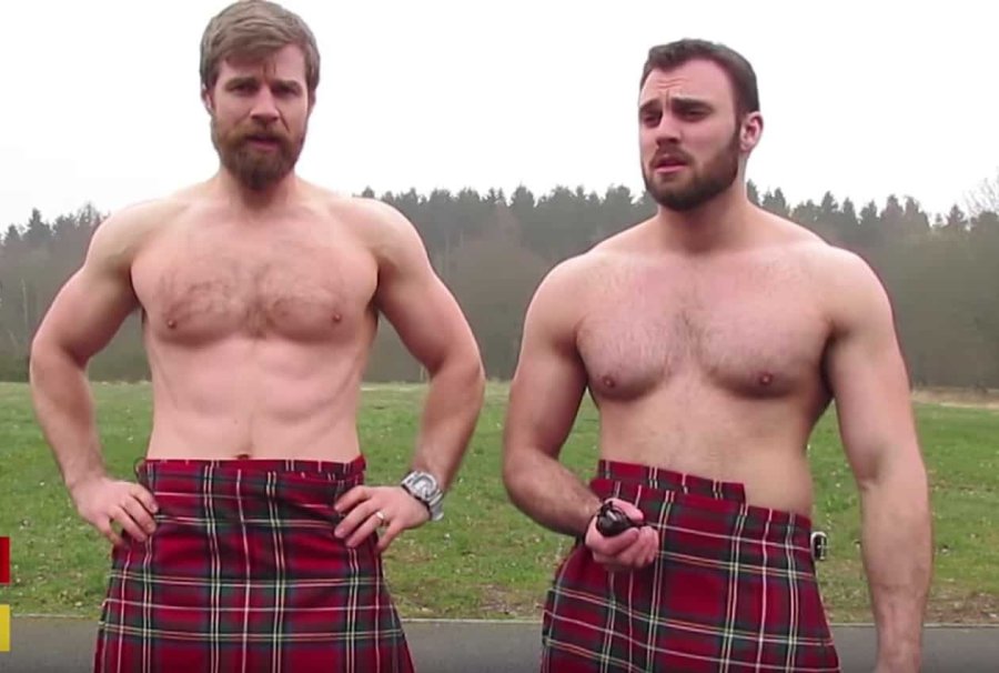 Scottish guy without panties