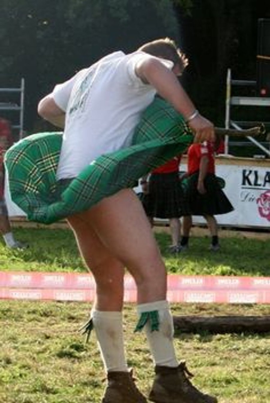 Lingerie under the kilt