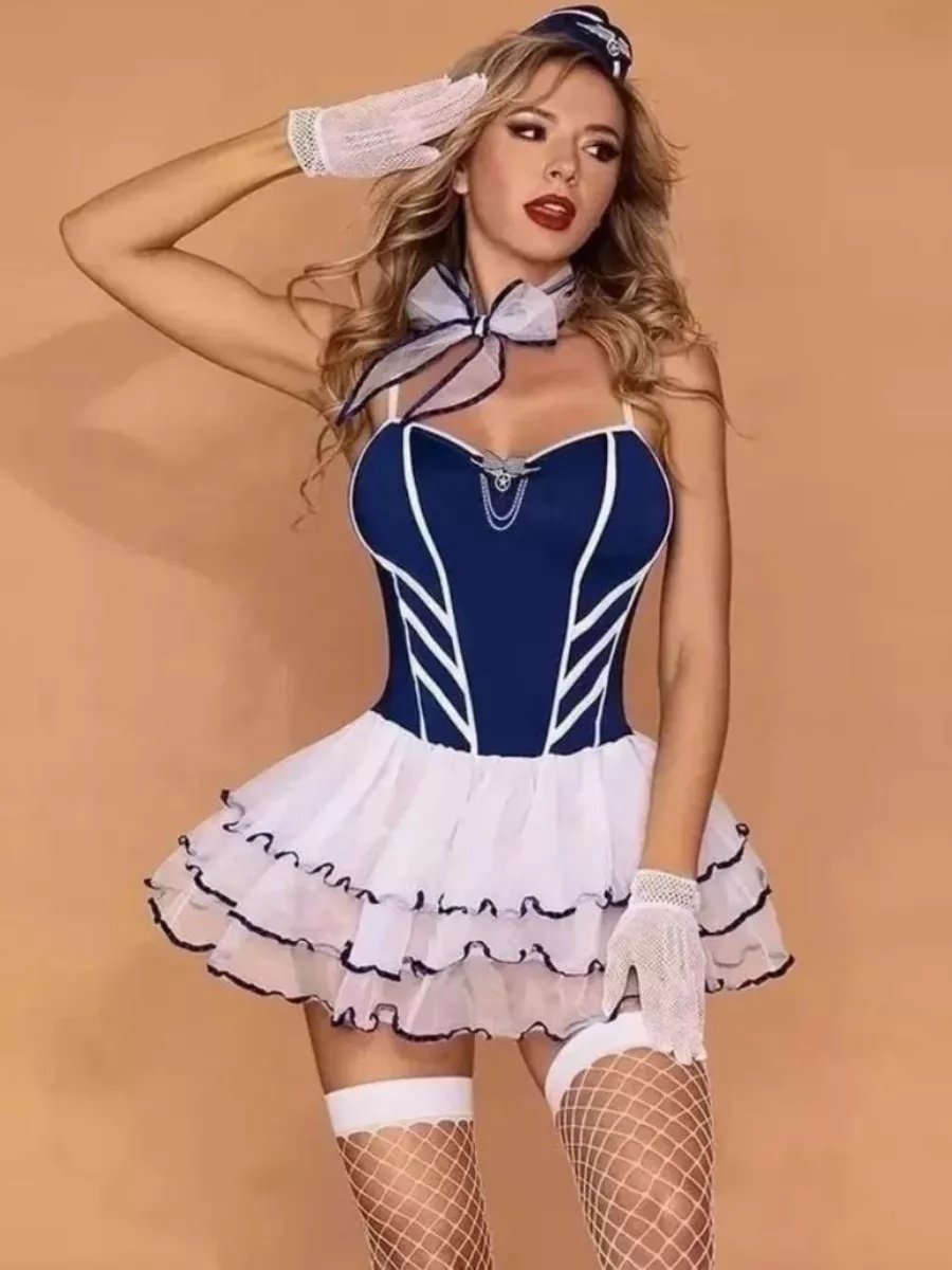 Girl in a cap with bows