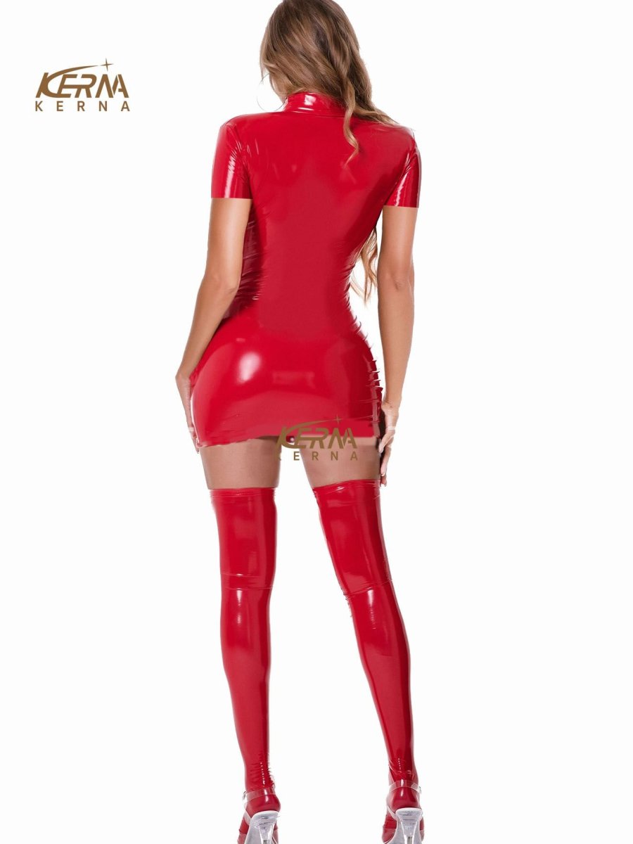 White tight mini dress