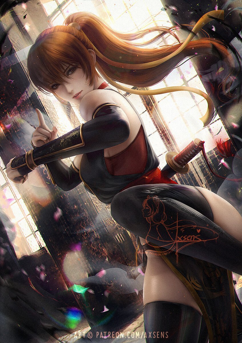 Kasumi Dead or Alive Art