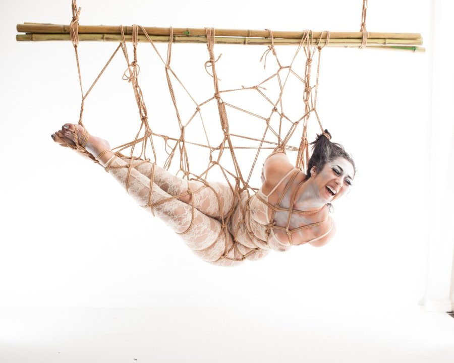 Shibari hanging