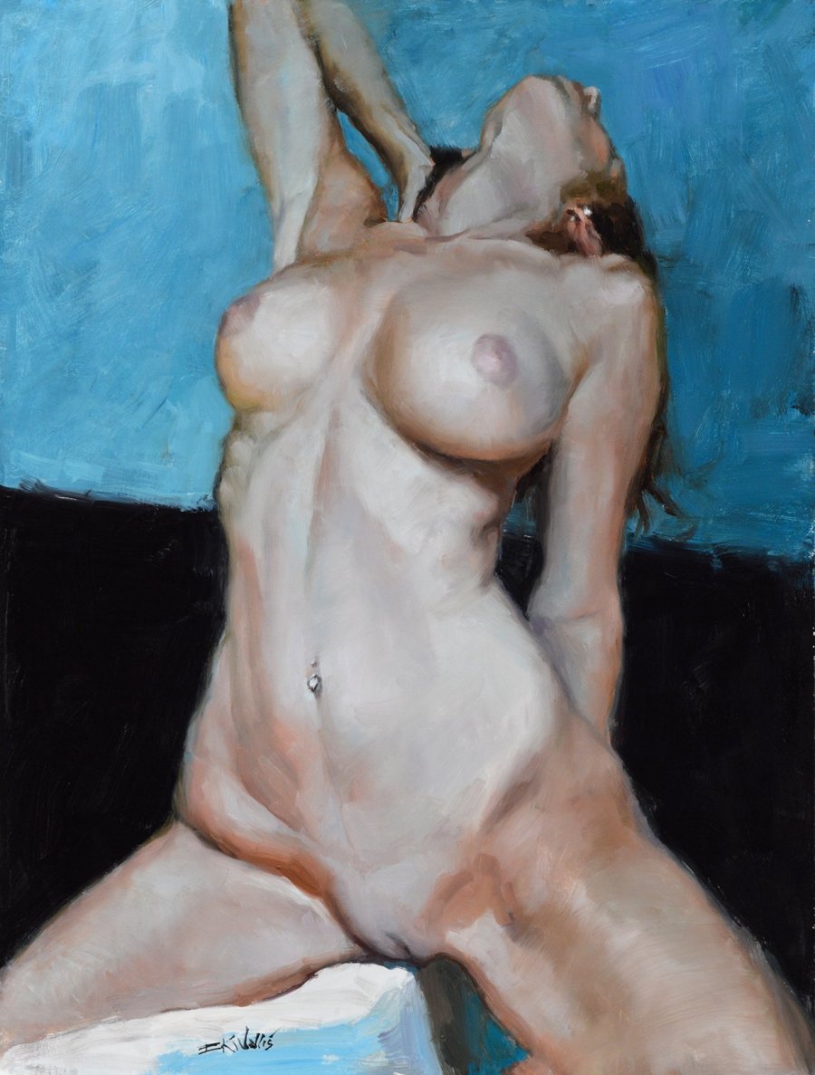 Nude artist Oleg Kalitenya