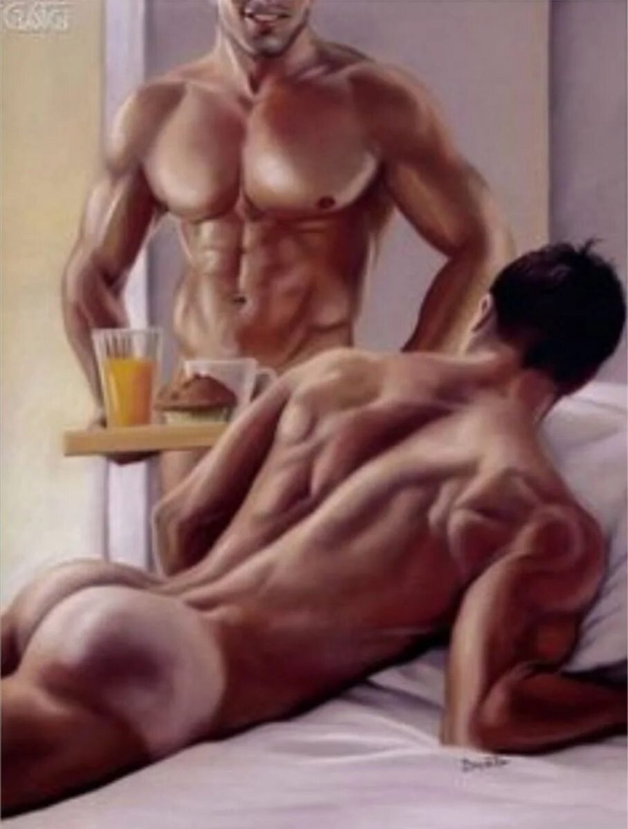 Erotic drawings of men