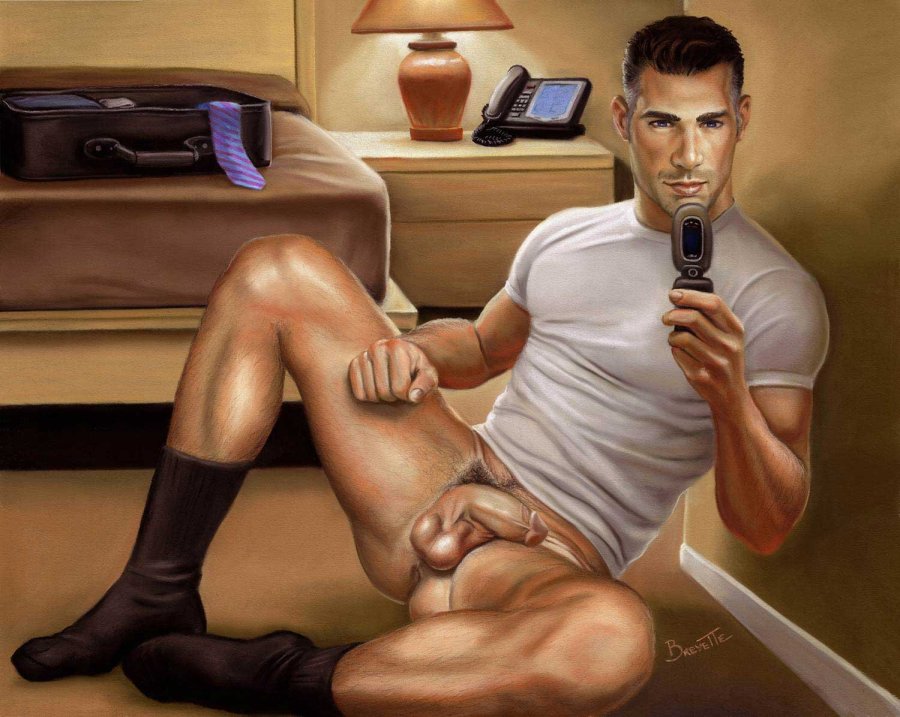 Male erotic drawings