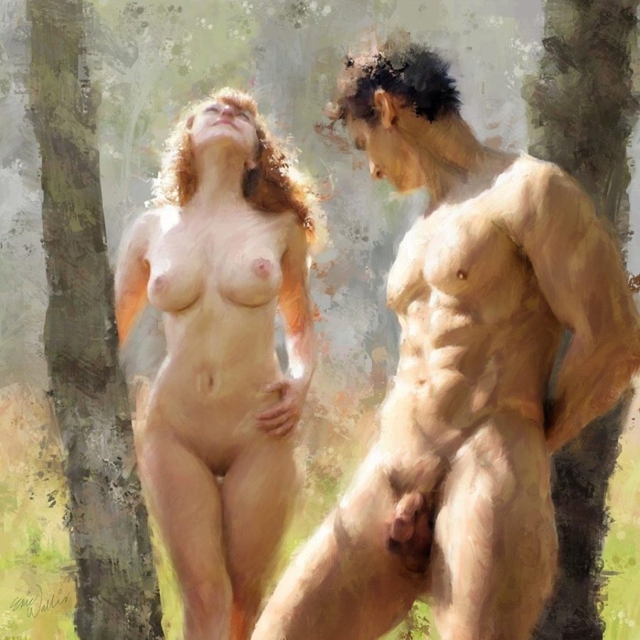 Nude painting Eric Valles