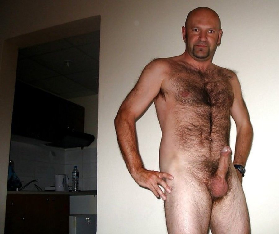 Naked mature hairy men