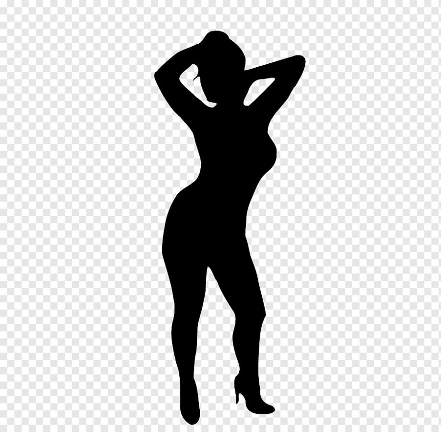 Silhouette of a woman