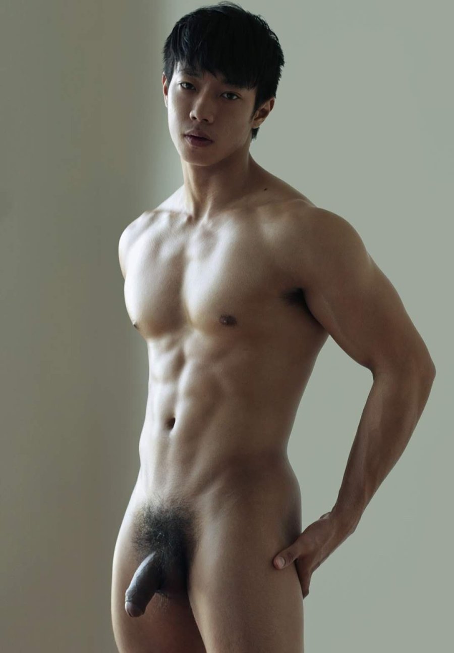 Handsome Korean guys naked