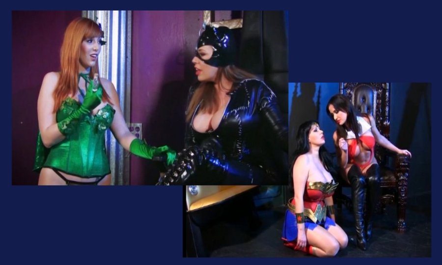 A woman in Red dress under hypnosis