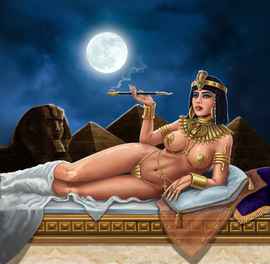 Cleopatra queen of Egypt art ero