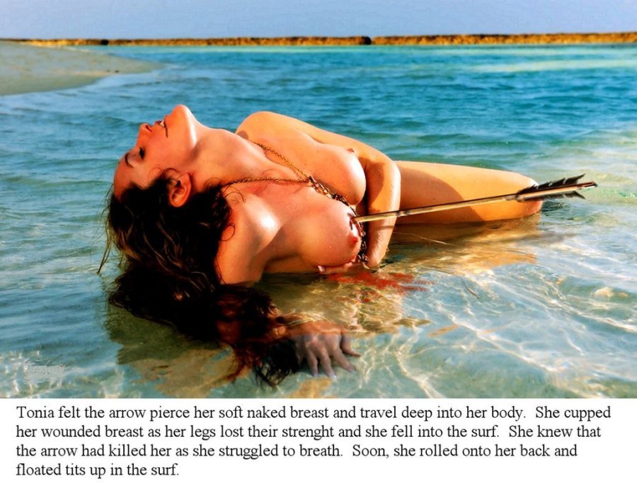 Erotic girls at the sea