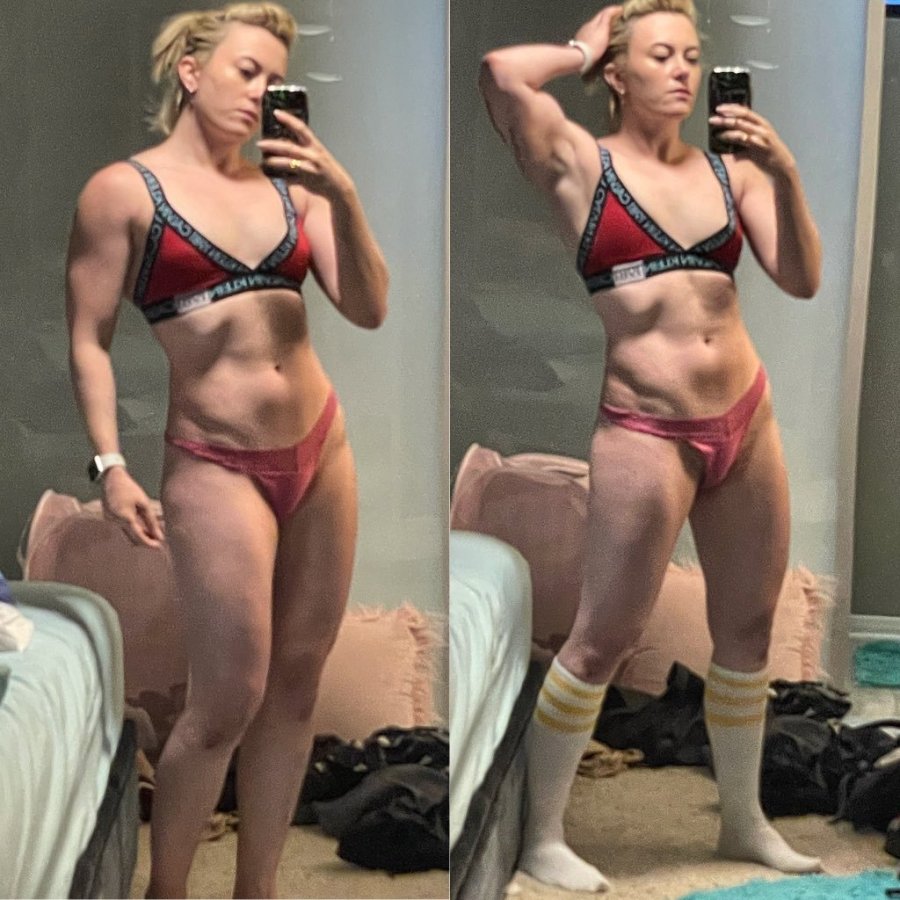 Claire Max muscles