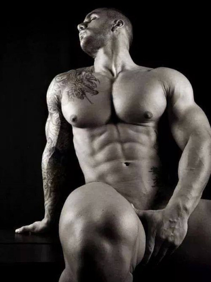 Big muscle erotic male