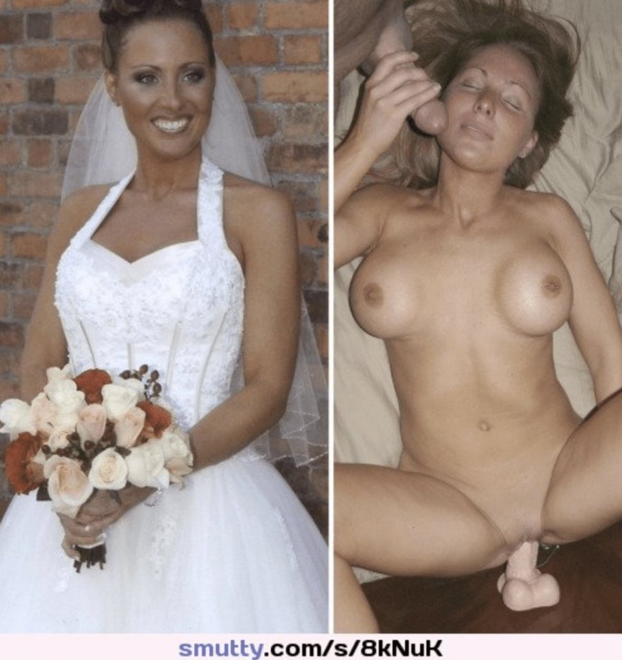 Bride with big tits