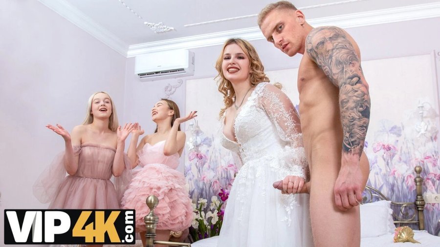 Wedding orgy with the bride