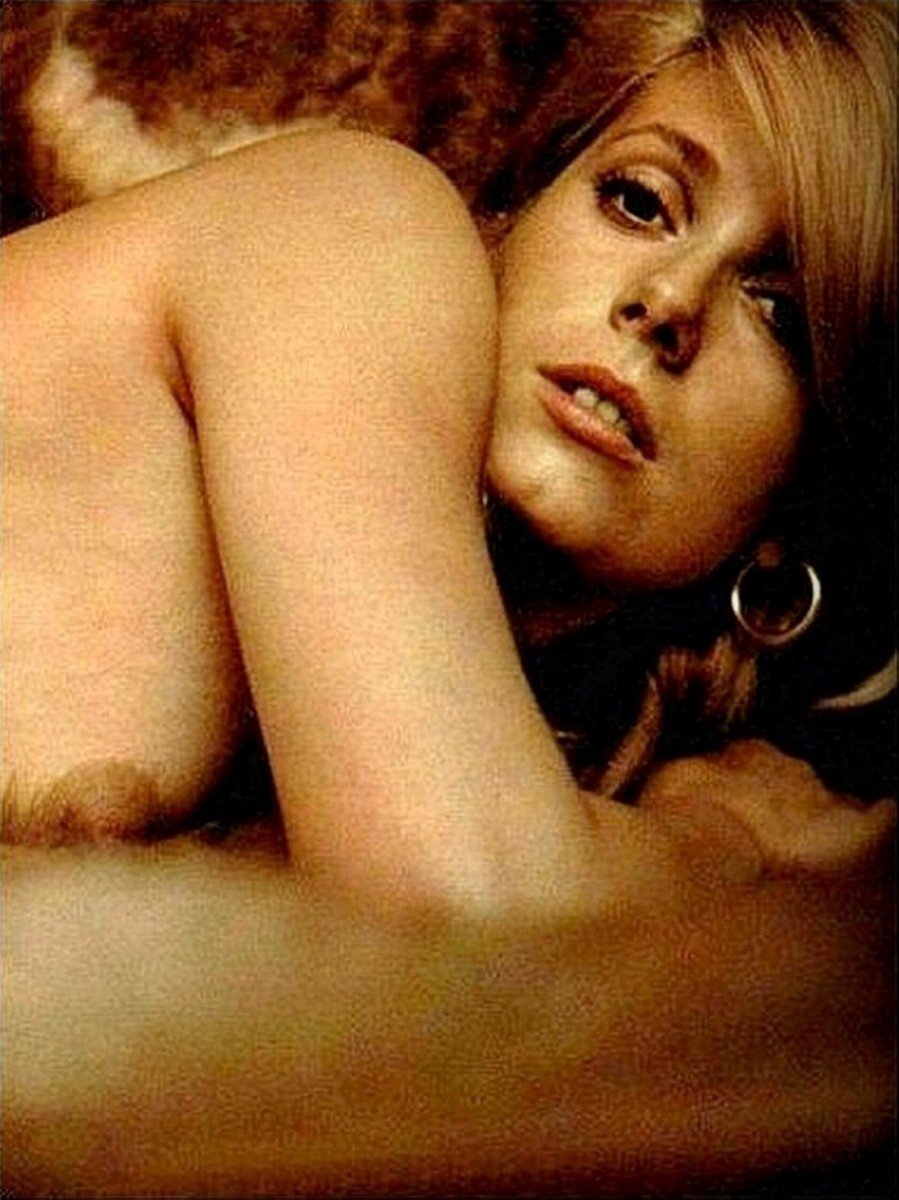 Actress Catherine Deneuve naked