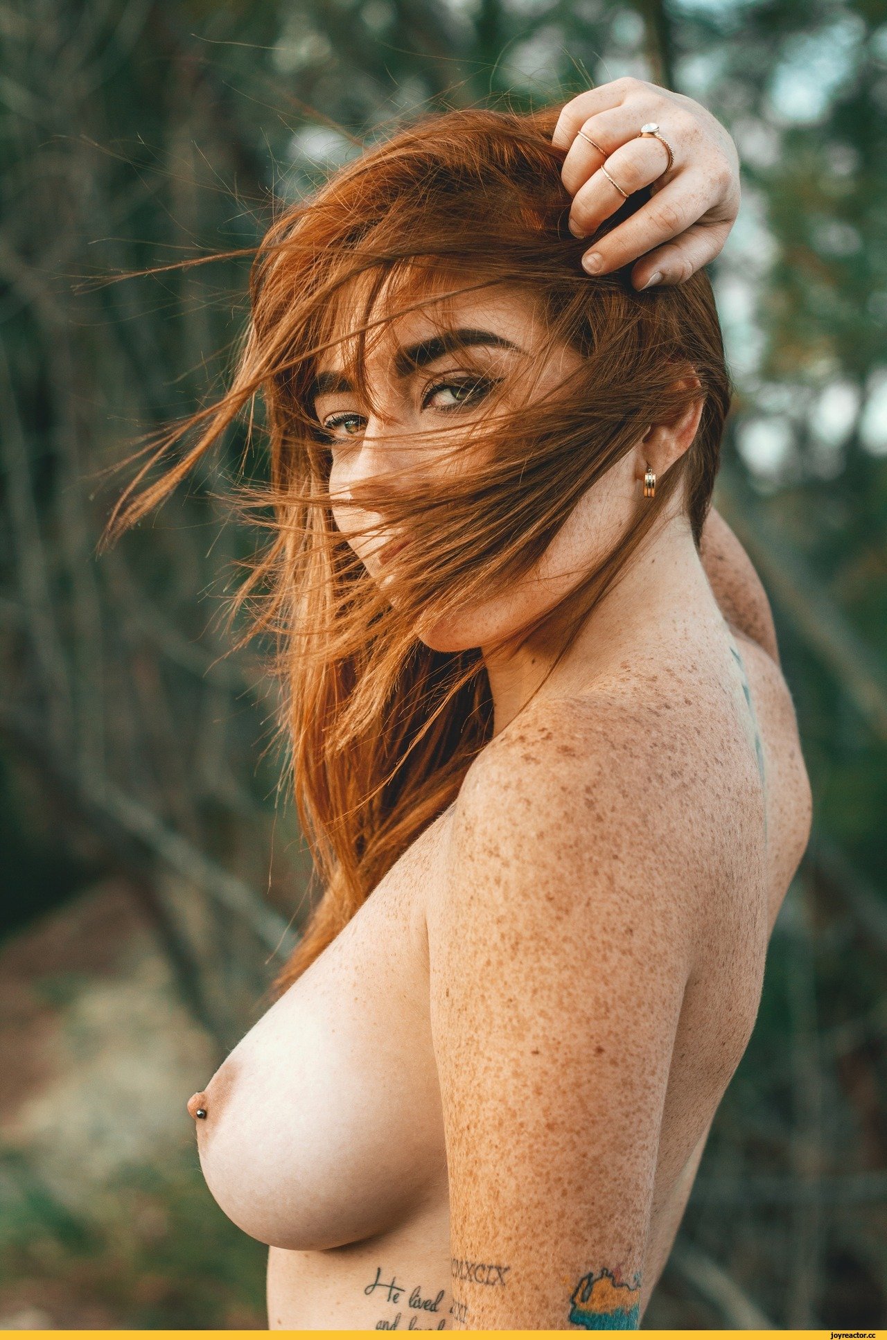 Nude Freckled Woman image image