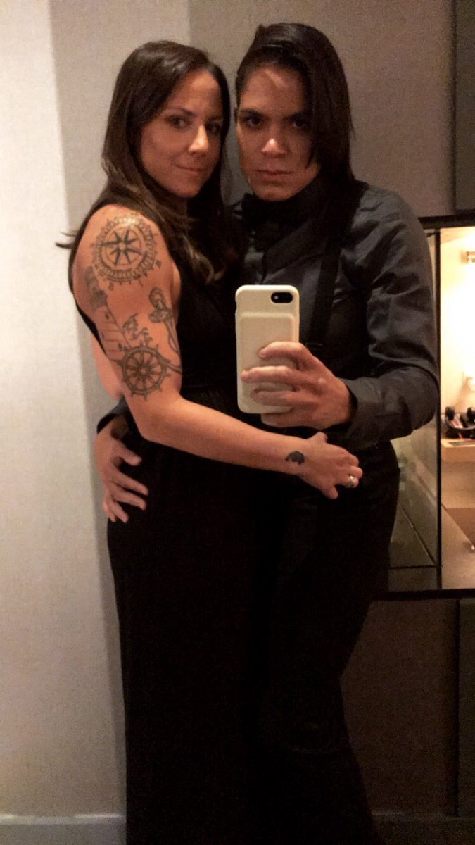Amanda Nunez with his wife