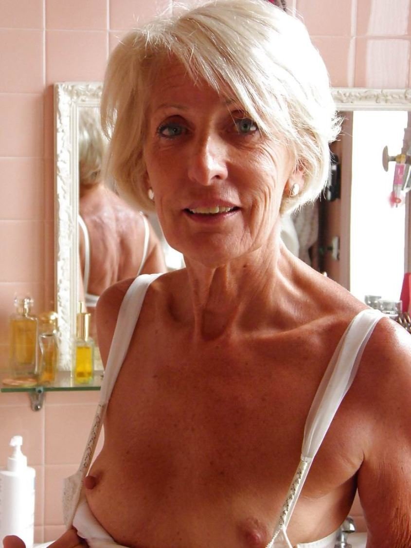 SMALL BREASTED Older Women