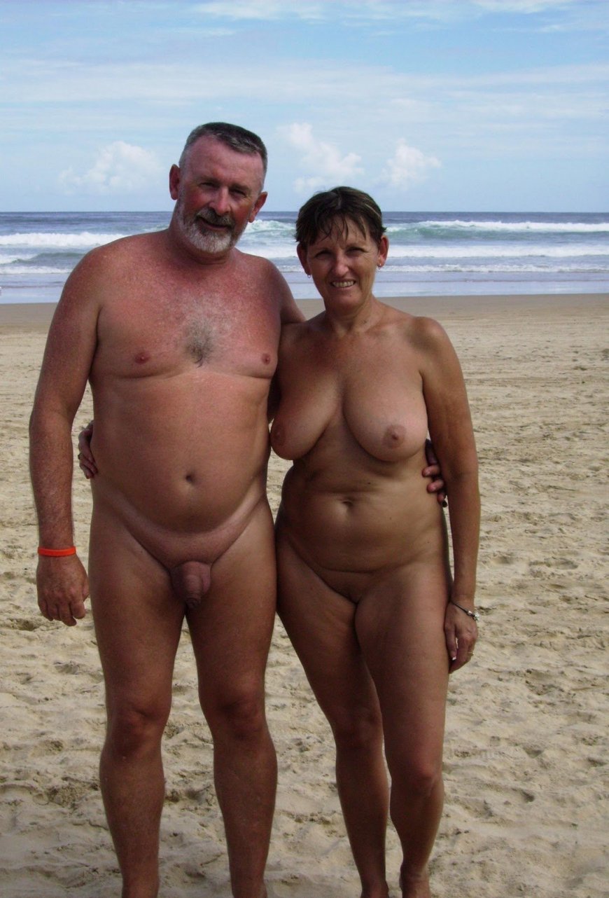 Fat Nudist Couple image