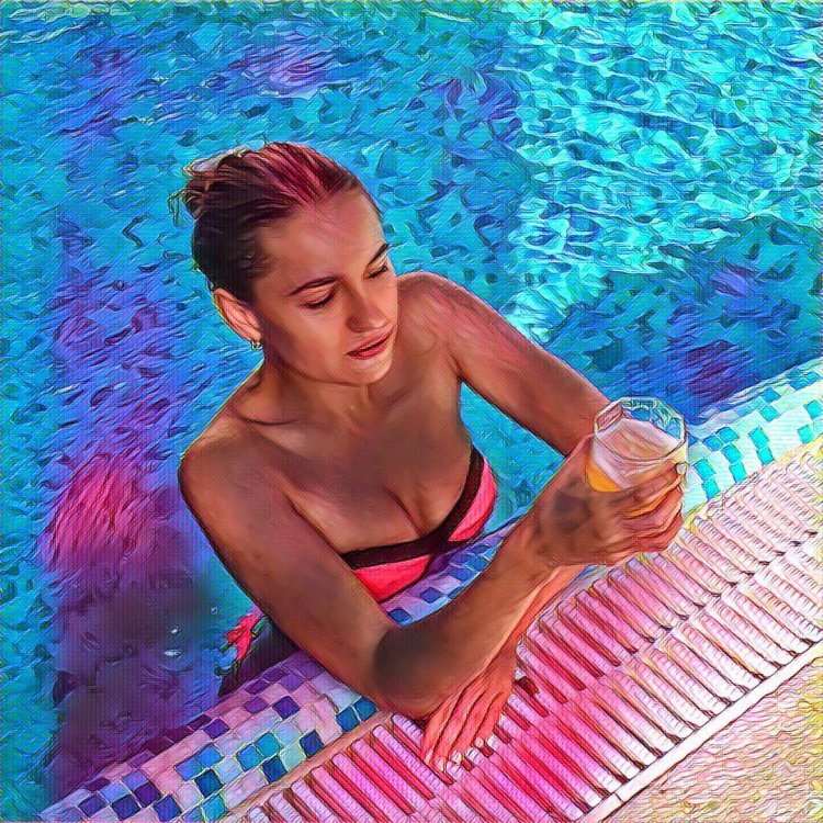 Karolina Kurkova on a yacht