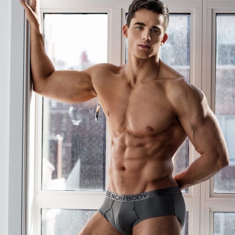 A group of men athletes