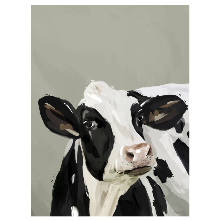 Cows of the Art Nouveau style paintings