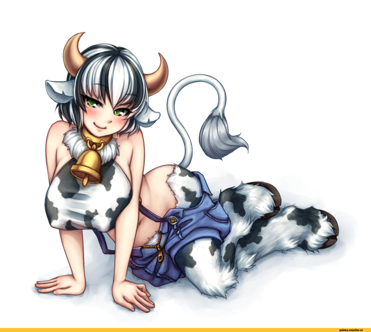 Girl cow