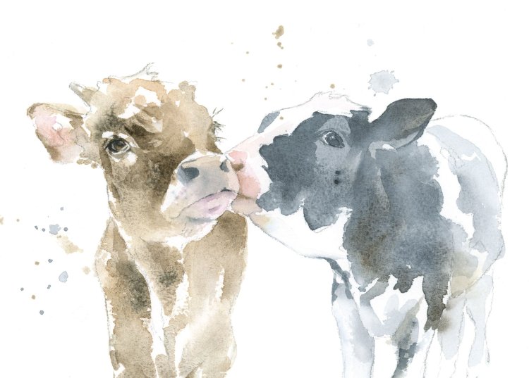 Bella Porsche Cow Print