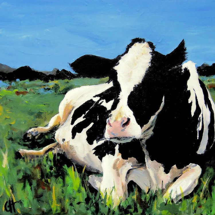 Daniel Casler artist cow