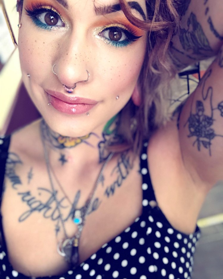 Piercing and tattoo in girls