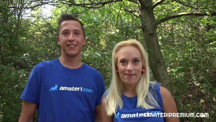 Young couple at the Czech casting