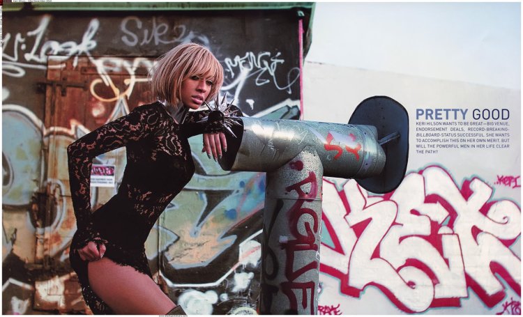 Keri Hilson in a swimsuit