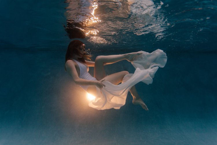 Fest shooting underwater